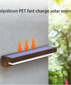 Solar Outdoor Wall Light IP65 Waterproof for Garden and Porch Decor 2