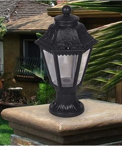 Solar Outdoor Waterproof Pillar Lamps for Courtyard and Patio Use 2