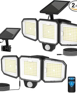 High-Quality Solar Outdoor Lights with Motion Sensor and Remote Control