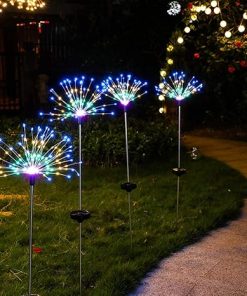 150LED Waterproof Outdoor Solar Fireworks String Lights for Garden