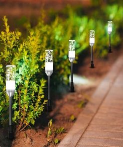 6 Pack Landscape Path Lights with 2 Extension Cords for Outdoor Use 2