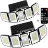 Solar Motion Sensor Lights 238 LED Outdoor Waterproof IP65 6 Pack 4