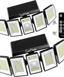 Solar Outdoor Flood Lights with Motion Sensor and Dusk to Dawn