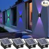 LECLSTAR Solar Outdoor Lights 4000Lm 268 LED Motion Sensor Wall Lights 3
