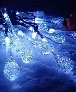 Waterproof 20 LED Solar String Lights for Outdoor Holiday Decor