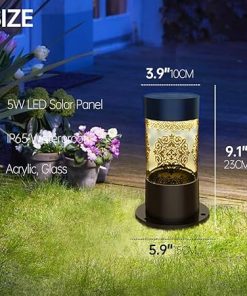 Modern Solar Path Light 9.1″ Waterproof LED Landscape Lamp 2