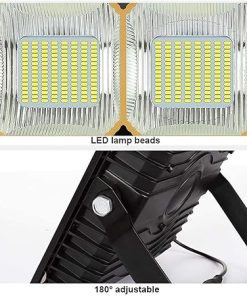 Solar LED Floodlight Outdoor Dusk to Dawn Garden Security Light IP66 2