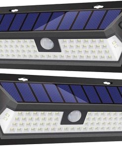 2 Pack LED Solar Garden Lights Waterproof with 3 Lighting Modes
