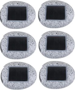 Solar Flower Lights Outdoor 6 Pack LED Waterproof Garden Pathway