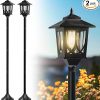 Solar Fence Lights 12 Pack Waterproof Outdoor LED Dusk to Dawn 4