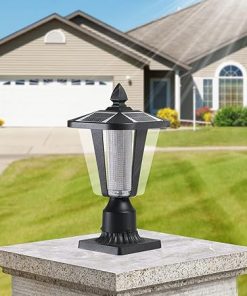 Dimmable Solar Column Headlight for Outdoor Relaxation and Brightness