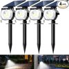 Nekteck 10 Pack Solar LED Landscape Spotlights for Outdoor Security 4