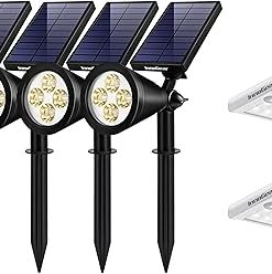 InnoGear 10 Pack Solar Lights Waterproof for Garden Pathway Outdoor