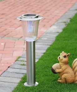 Stainless Steel Solar Path Lantern Waterproof Modern Outdoor Light 2