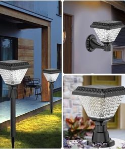Solar Wall Light Outdoor Waterproof Decorative Garden Lamp Spotlights 2