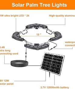Solar Landscape Spotlights for Trees Super Bright LED 14W Outdoor 2