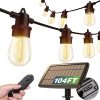 SHYMERY Solar Lanterns 2 Pack 14 Inch Waterproof LED Hanging Lights 3