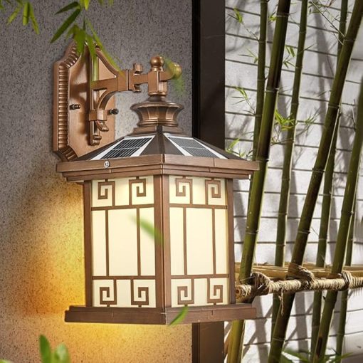 Chinese Solar Outdoor Wall Light for Gardens and Patios  
Bronze Aluminum Outdoor Wall Light for Exterior Spaces  
Industrial Lantern Lighting for Porches and Walkways  
Waterproof Garage Entrance Lights for Safe Access