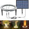 Bright Solar Landscape Lights for Trees 32 LED 12000 mAh Garden Spot