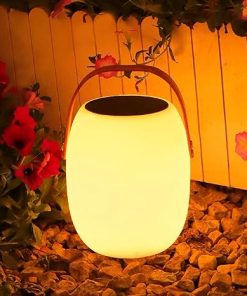 Large Waterproof Solar Table Lamp for Outdoor Garden and Party