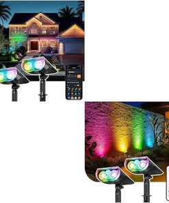 Linkind Smart Solar Color Changing Landscape Lights APP Voice Control