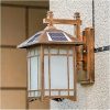 Solar Outdoor Waterproof Post Light for Garden with 4 LED Modes 3