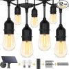 12 Pcs Waterproof Solar Flame Torches Outdoor Garden Lights 3