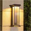 Waterproof Solar Wall Lights 2Pcs for Patio Deck Garden Decor 3