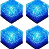 Solar Christmas Tree Lights Outdoor 20 LED RGB Waterproof Set of 4 4