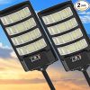 Solar Powered Flood Light Dusk to Dawn Motion Sensor 100W 2Pack 4