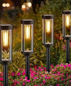Outdoor Waterproof Solar Landscape Lights for Garden and Pathways