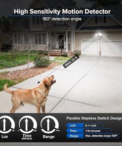 SANSI 28W and 36W Motion Sensor Outdoor Lights for Soffit and Garage 2