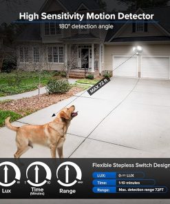SANSI LED Motion Sensor Outdoor Flood Light 5000K 38W 3500LM IP65 2