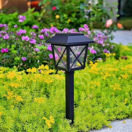8 Pack Large Waterproof Solar Lights with 2 Modes for Outdoor Decor - Image 2
