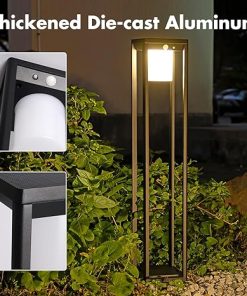 Solar Pathway Lights Outdoor Waterproof Aluminum 3 Modes 600 Lumens 2