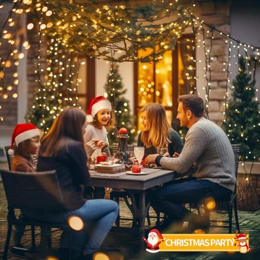 200 LED Solar String Lights and 500 LED Christmas String Lights - Image 2