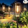 Upgrade Your Outdoors with LETMY 8 Pack Solar Pathway Lights