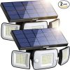 Bobcat Solar Pathway Lights 300 Lumens Warm White Daylight 4 Pack 4