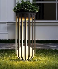 Solar Powered LED Garden Lights Waterproof Stainless Steel Pathway