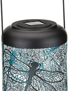 Regal Art Solar Lantern Outdoor Waterproof Garden Decor for Gifts