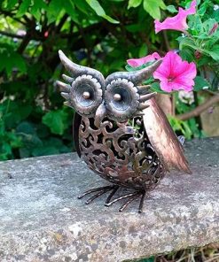 Owl Design Solar LED Garden Light with Changing Colors 2