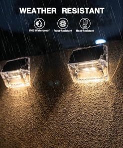 16 Pack Solar Outdoor Lights for Fence Deck Yard Garden Patio 2