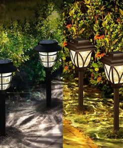 16 Pack Solar Pathway Lights Outdoor – Bright Warm White LED Garden Lighting