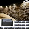 Solar Porch Lights Outdoor 2 Pack with Motion Sensor Waterproof Design 4