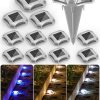 Outdoor Motion Sensor Solar Lamp Energy Saving LED Black 3