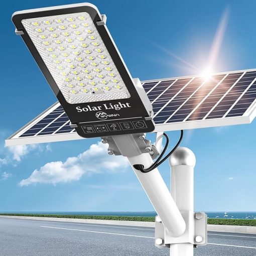 6500W Solar Street Lights 2Pack Waterproof Remote Control Outdoor - Image 2