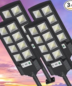 200W Solar Lights Outdoor Waterproof with Motion Sensor and Remote