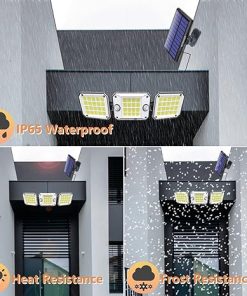Solar Motion Security Lights Outdoor Wireless Waterproof 270° Spotlights 2