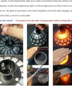 Waterproof Solar Flame Torches Pack of 2 for Outdoor Landscape Lighting 2