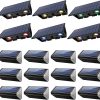 Solar Powered 6 Pack Fence Lights and 8 Pack Waterproof Stair Lights 3
